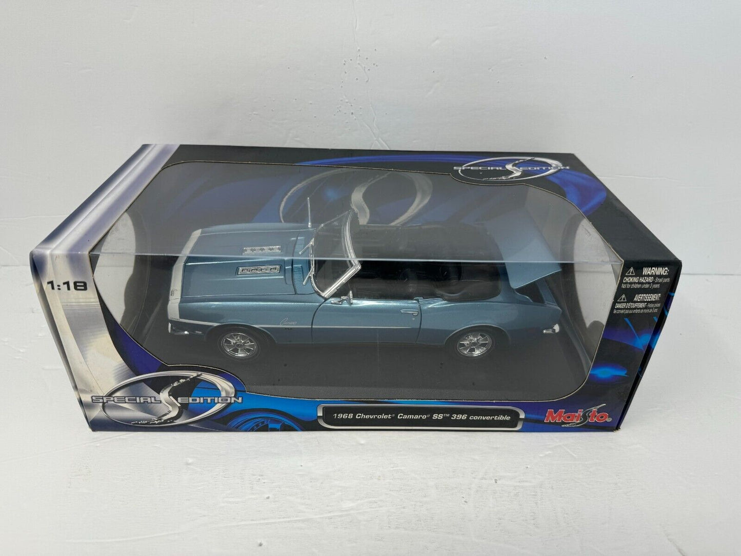 Maisto 1968 Chevrolet Camaro SS 396 Convertible Special Edition 1:18 Diecast