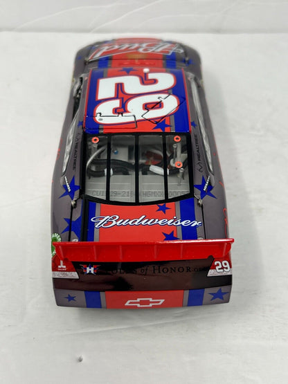 Lionel Nascar #29 Kevin Harvick Budweiser 4th of July Gunmetal 1:24 Diecast