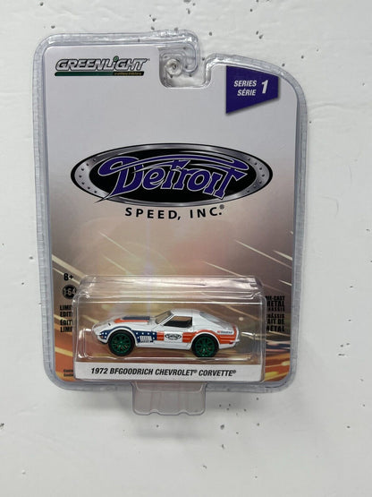 Greenlight Detroit Speed Inc. 1972 Chevrolet Corvette GREEN MACHINE 1:64 Diecast