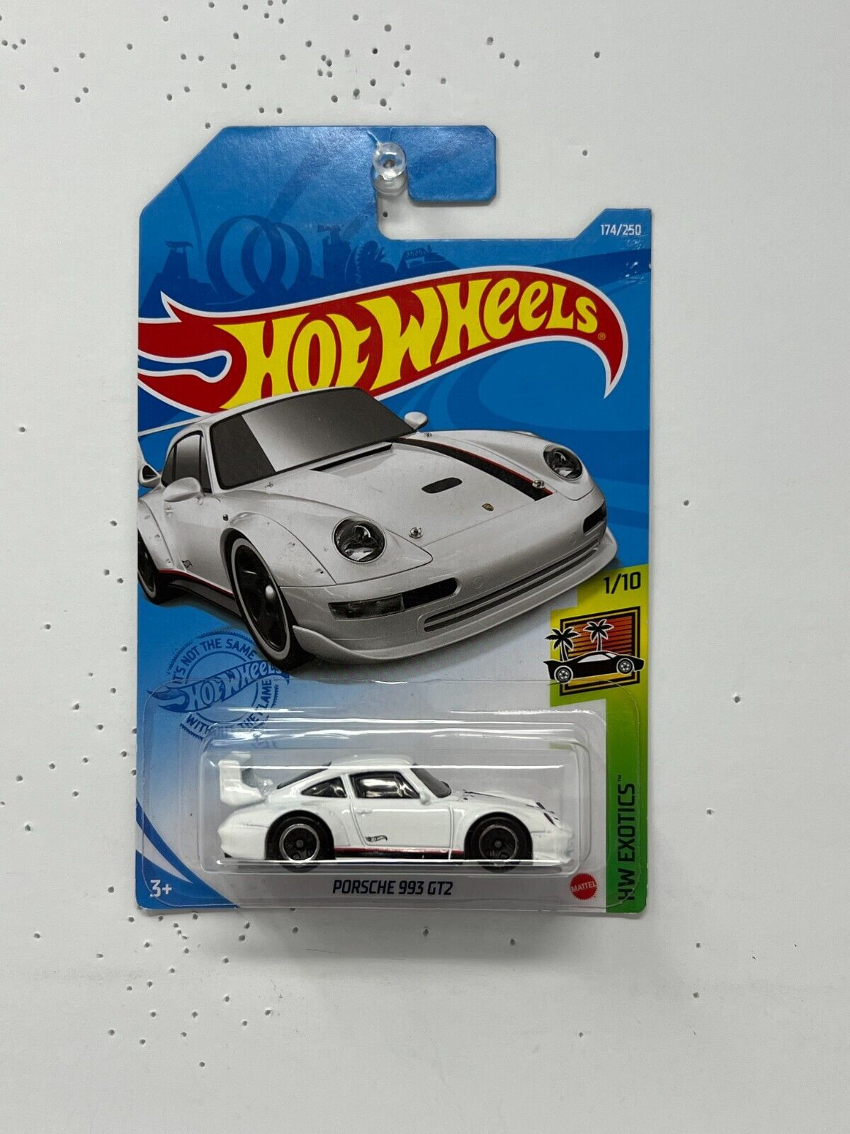 Hot Wheels HW Exotics Porsche 993 GT2 1:64 Diecast White