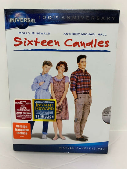 Sixteen Candles (DVD) Universal 100th Anniversary Comedy Good Condition!!!