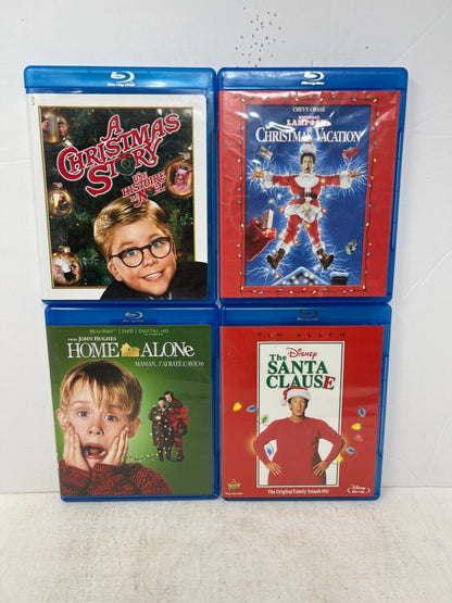 The Santa Clause & Home Alone & Christmas Vacation & Christmas Story Blu-ray lot