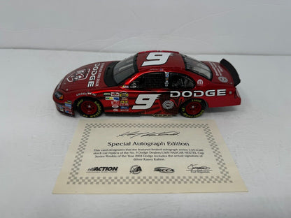 Action Nascar #9 Kasey Kahne Nextel ROTY 2004 Dodge Intrepid 1:24 Diecast Signed