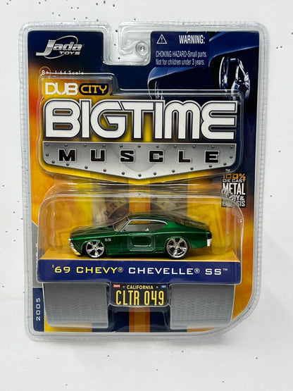 Jada Dub City Bigtime Muscle 1969 Chevy Chevelle SS 1:64 Diecast Green