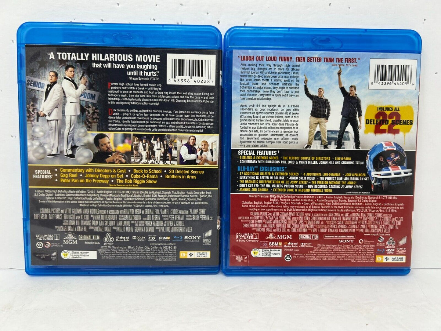 21 & 22 Jump Street Collection (Blu-ray) Good Condition!!!