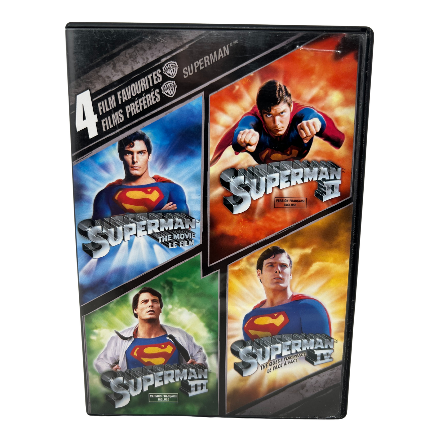 Superman 4 Film Favorites (DVD) DC Movie Good Condition!!!