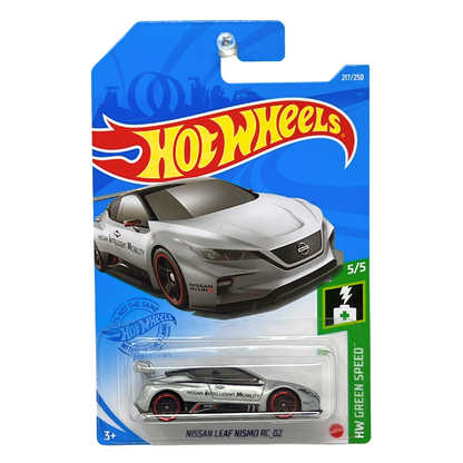 Hot Wheels HW Green Speed Nissan Leaf Nismo RC02 JDM 1:64 Diecast Gray