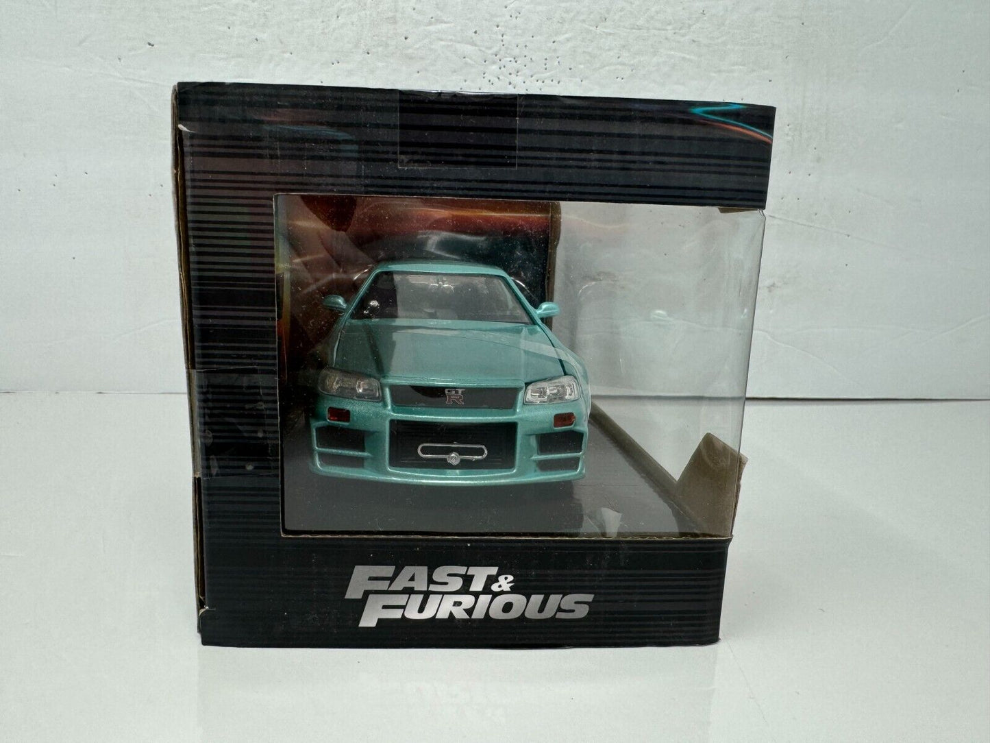 Jada Fast & Furious Brian's Nissan Skyline GT-R (BNR34) 1:24 Diecast Aqua