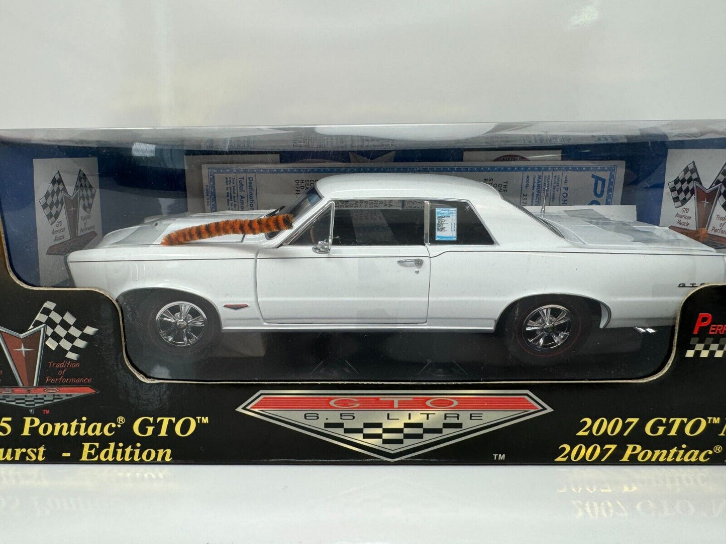 Sun Star 1965 Pontiac GTO Hurst 2007 Nationals Tiger Tail 1:18 Diecast 1 of 400