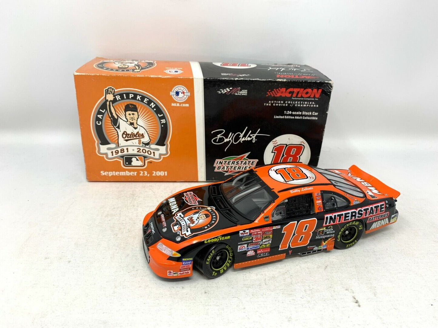 Action Nascar Bobby Labonte 18 Interstate Batteries Ripken Farewell 1:24 Diecast