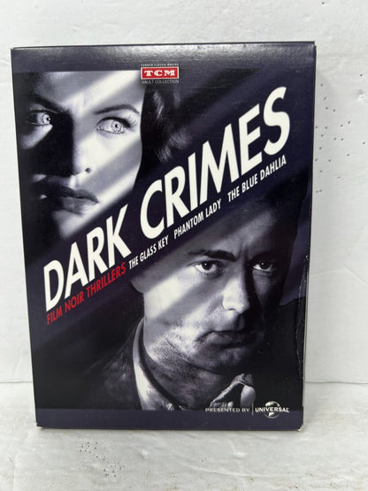 TCM Dark Crimes Film Noir Thrillers (DVD) Crime