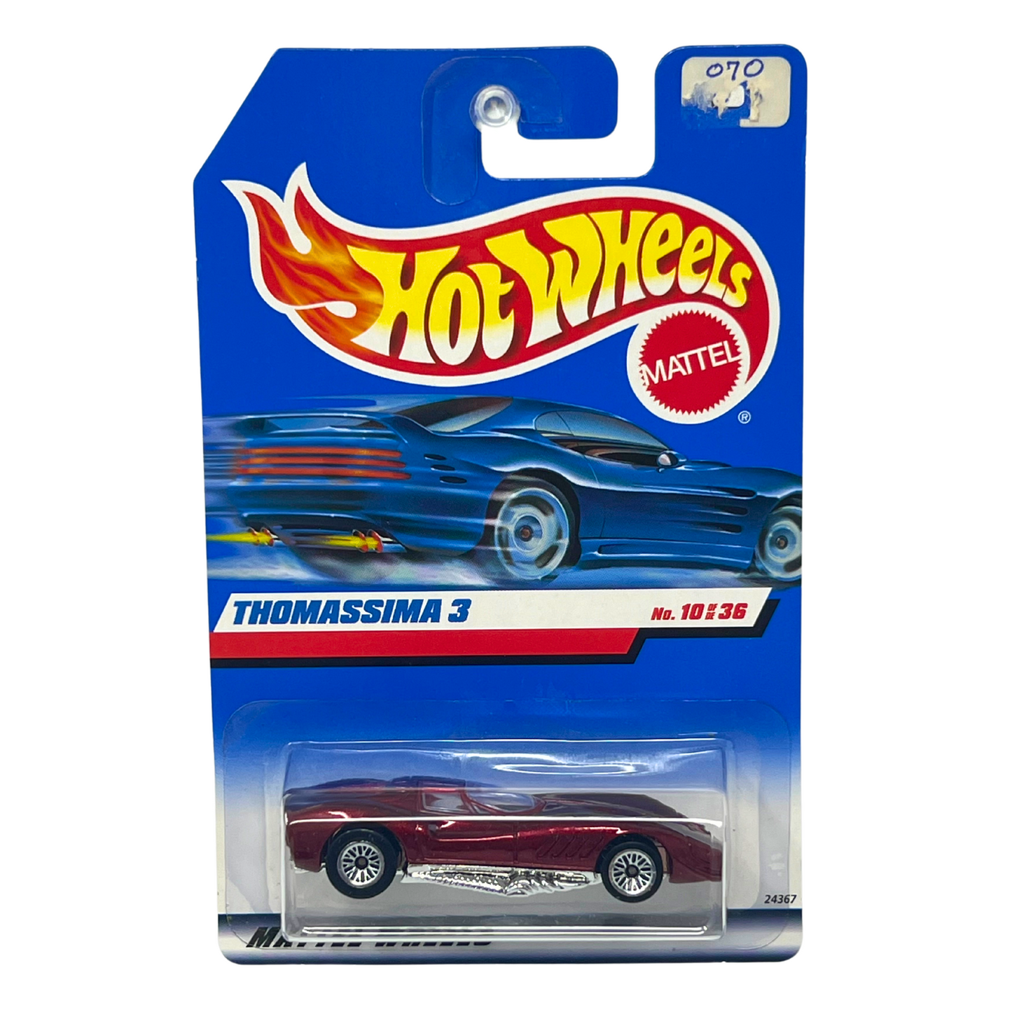 Hot Wheels Thomassima 3 Red Fantasy Cars 1:64 Diecast Version 2