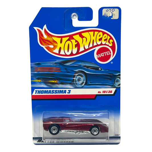 Hot Wheels Thomassima 3 Red Fantasy Cars 1:64 Diecast Version 2