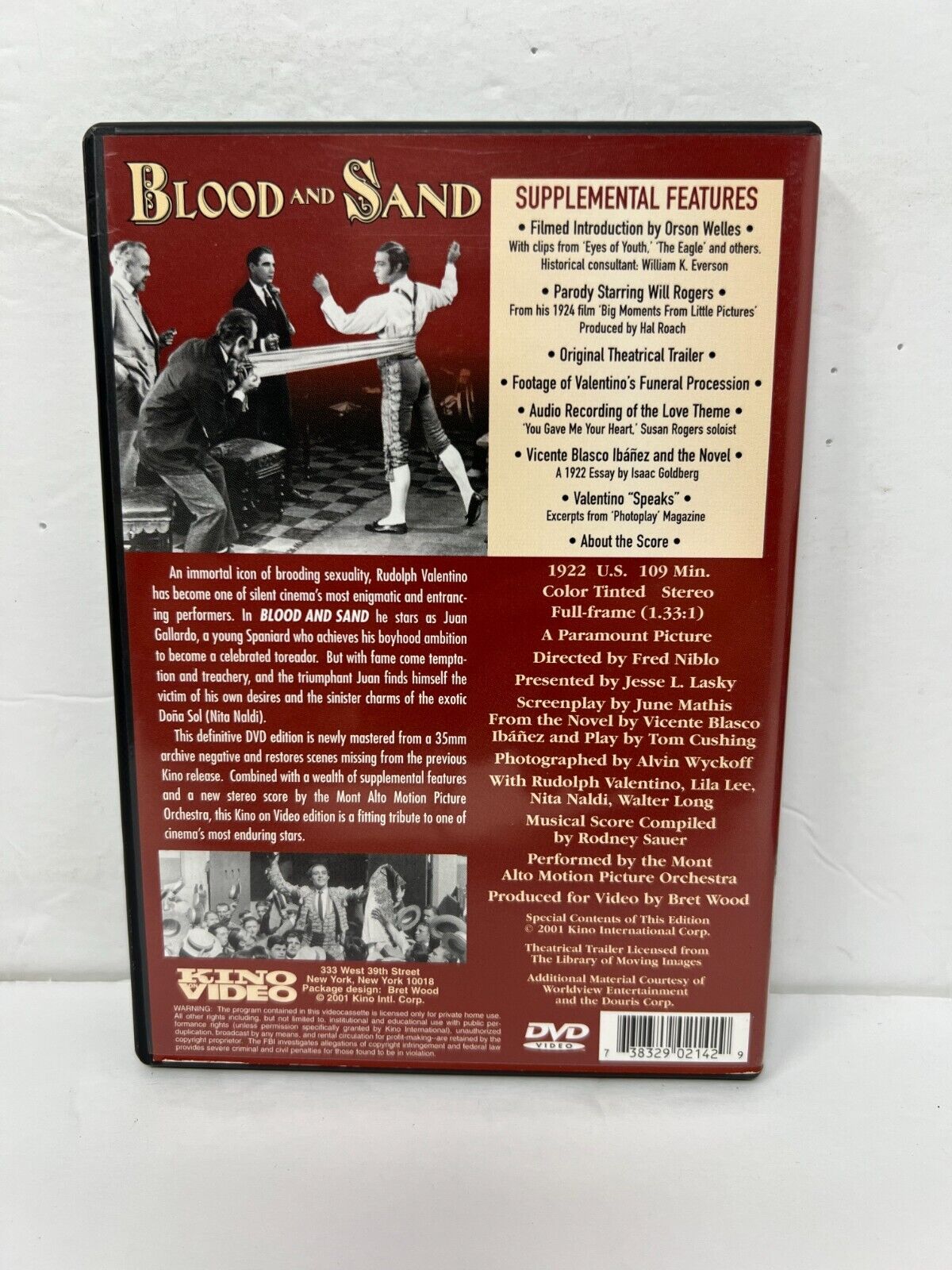 Blood and Sand (DVD) Sports Good Condition!!!