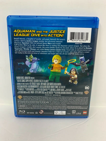 LEGO Super Heroes Aquaman Rage of Atlantis (Blu-ray) DC Movie Good Condition!!