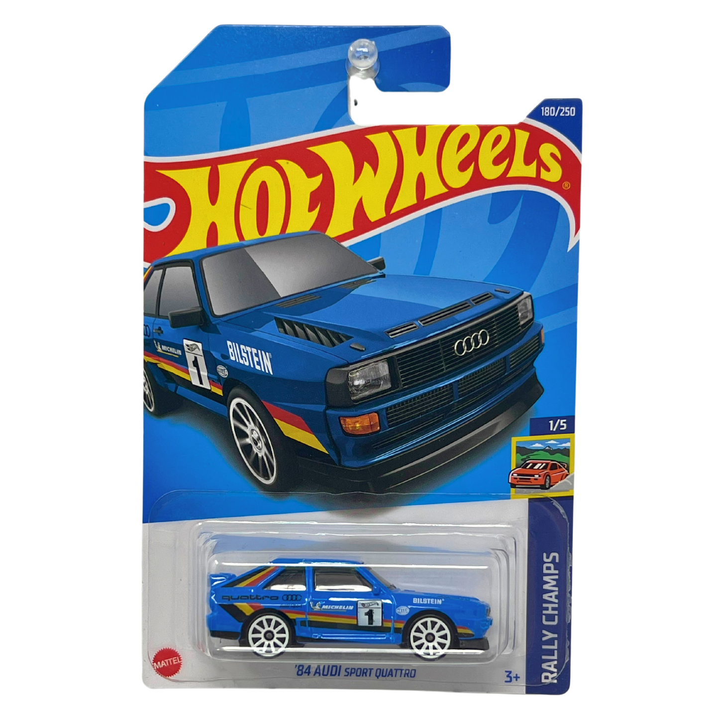 Hot Wheels Rally Champs 1984 Audi Sport Quattro 1:64 Diecast