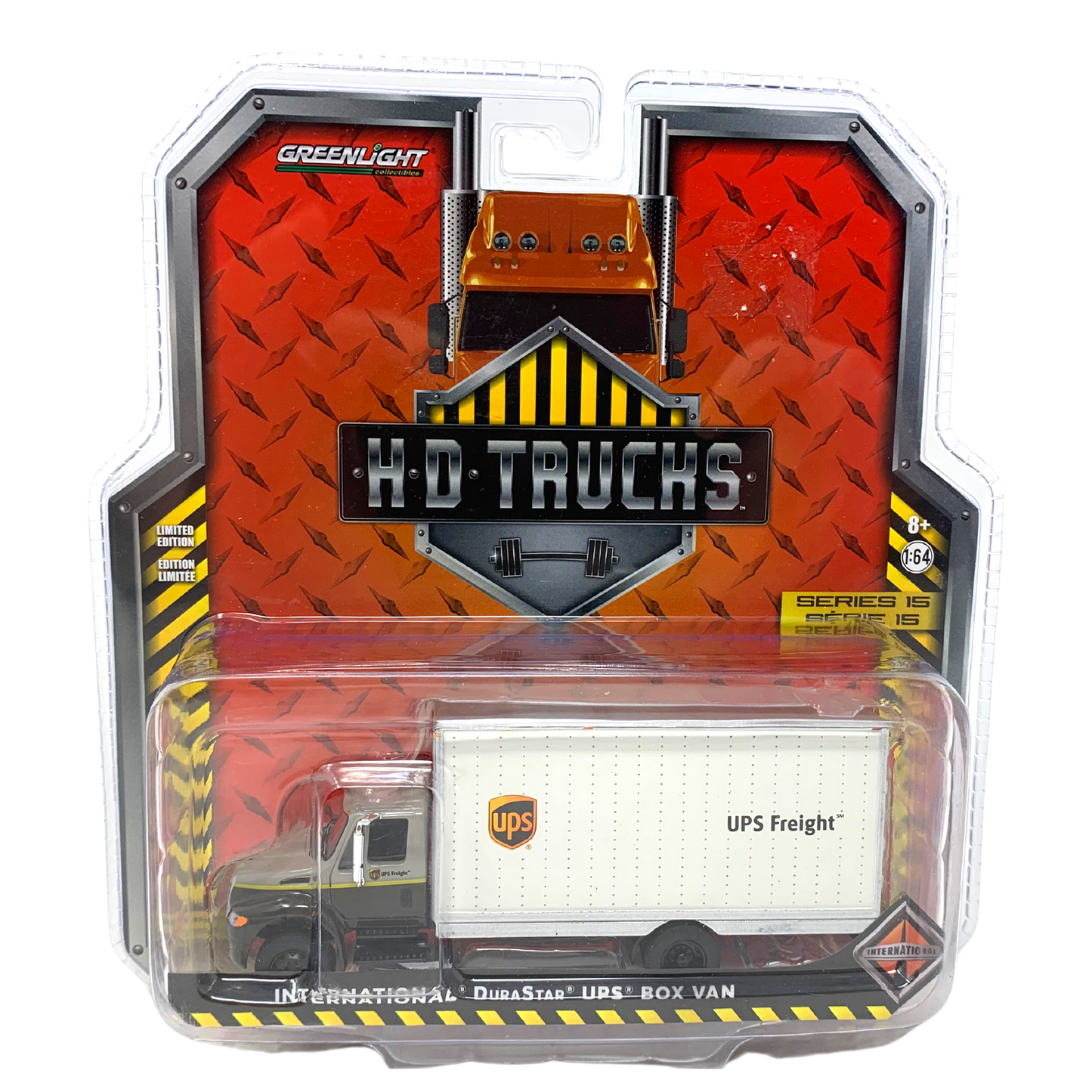 Greenlight International Durastar UPS Box Van HD Trucks 1:64 Diecast