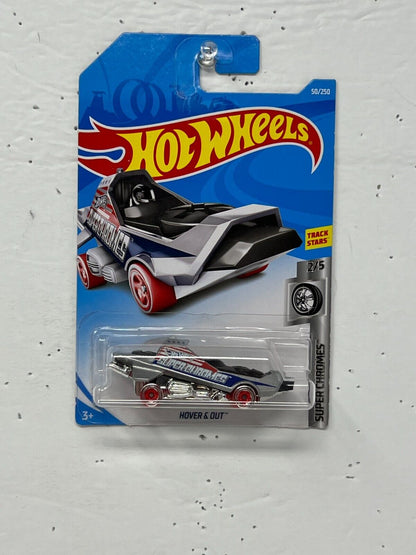 Hot Wheels Super Chromes Hover & Out Fantasy Cars 1:64 Diecast