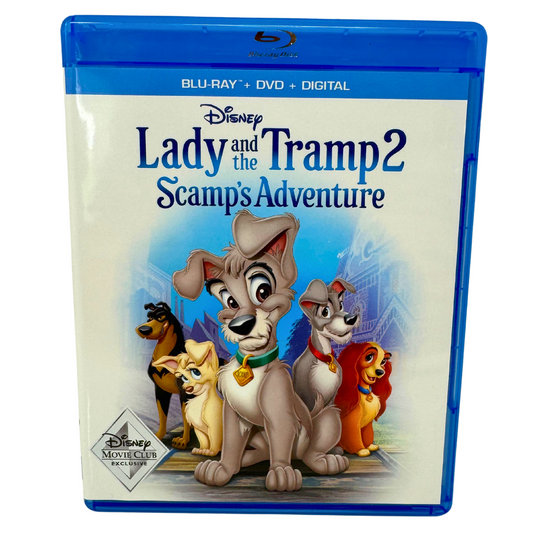 Lady and the Tramp II: Scamp's Adventure (Blu-ray) Disney Good Condition!!!