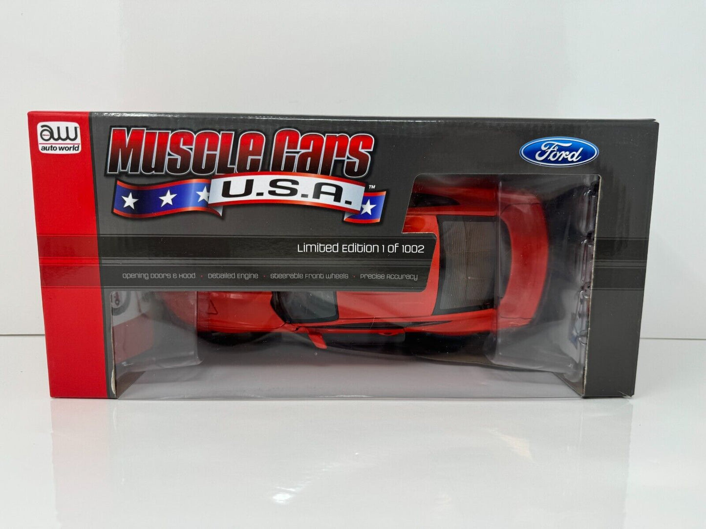 Autoworld 2016 Ford Mustang GT  1:18 Diecast Limited Edition 1 of 1001