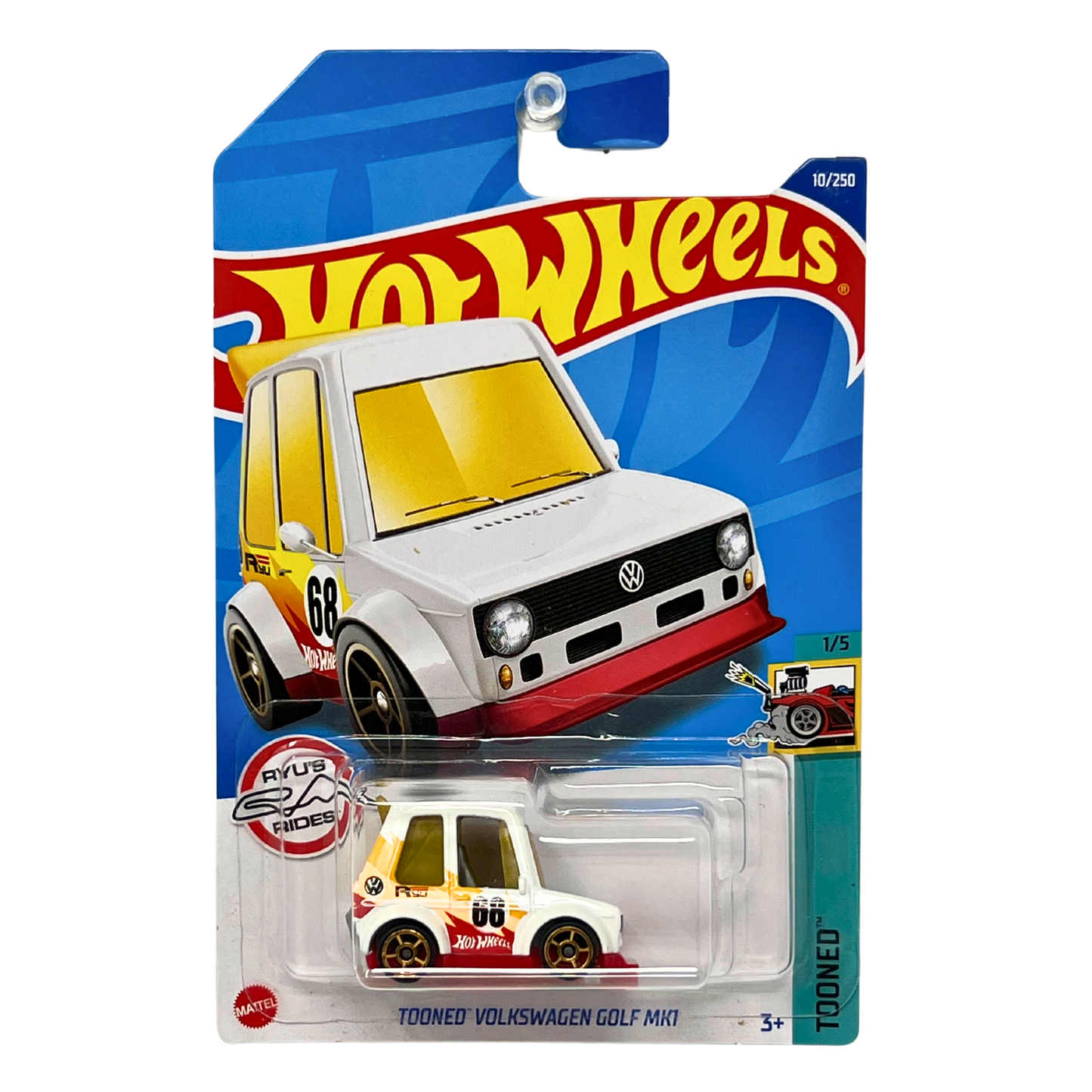 Hot Wheels Tooned Volkswagen Golf MK1 1:64 Diecast