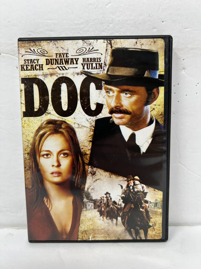 Doc (DVD) Western Stacy Keach Faye Dunaway Good Condition!!!