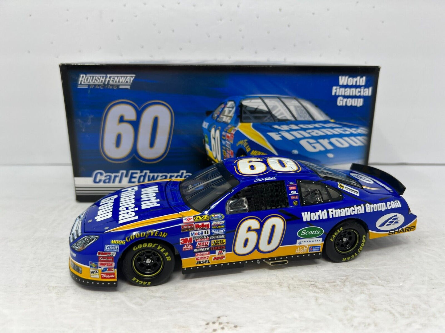 Motorsports Nascar #60 Carl Edwards World Financial Group Fusion 1:24 Diecast