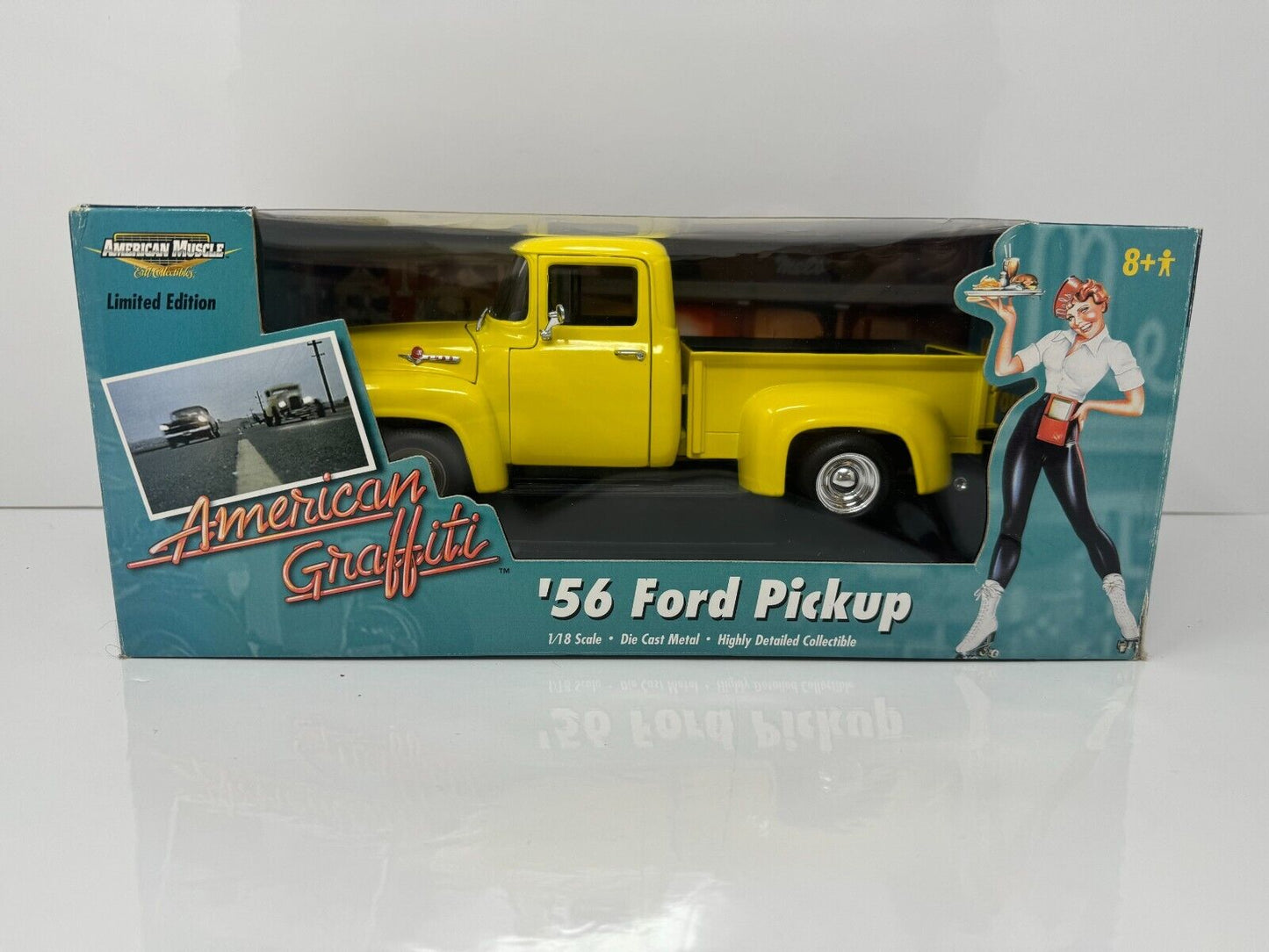 Ertl American Muscle American Graffiti 1956 Ford Pickup 1:18 Diecast