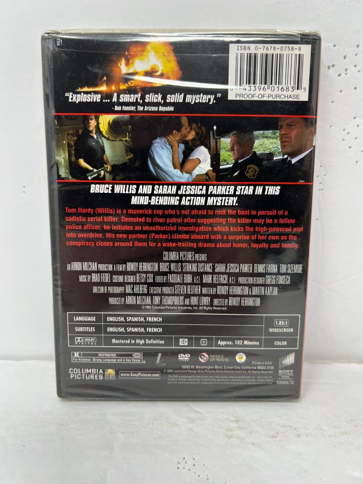 Striking Distance (DVD) Action New and Sealed!!!