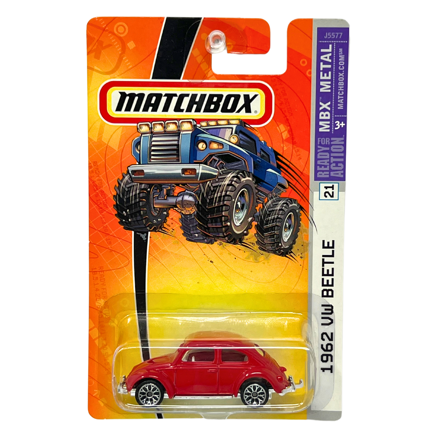 Matchbox MBX Metal 1962 Volkswagen Beetle 1:64 Diecast