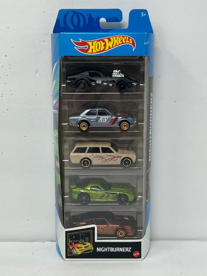 Hot Wheels Nightburnerz 5 Car Gift Pack 1:64 Diecast