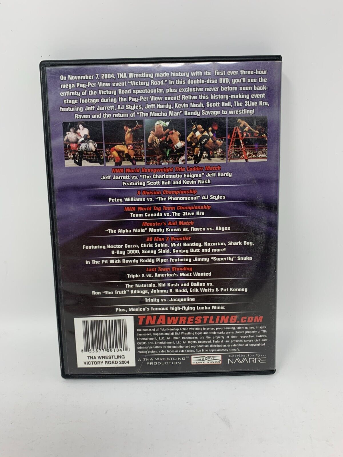 TNA Wrestling Victory Road (DVD) WWE Good Condition!!!