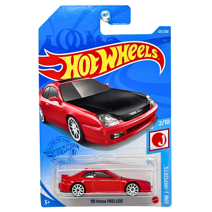 Hot Wheels HW J-Imports '98 Honda Prelude JDM 1:64 Diecast Red