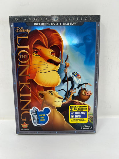 Disney The Lion King (DVD + Blu-ray) Classic Diamond Edition Good Condition!!!