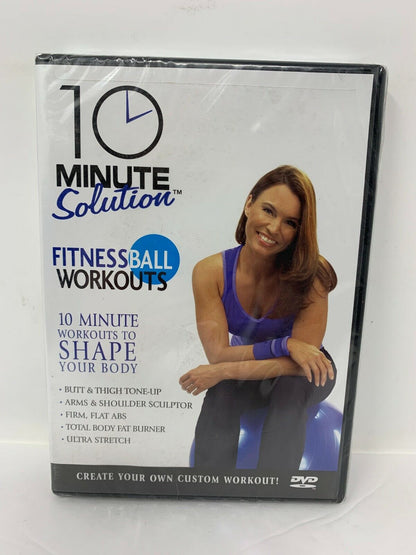 10 Minute Solution Fitness Ball Workouts (DVD) Brand New and Sealed!!!