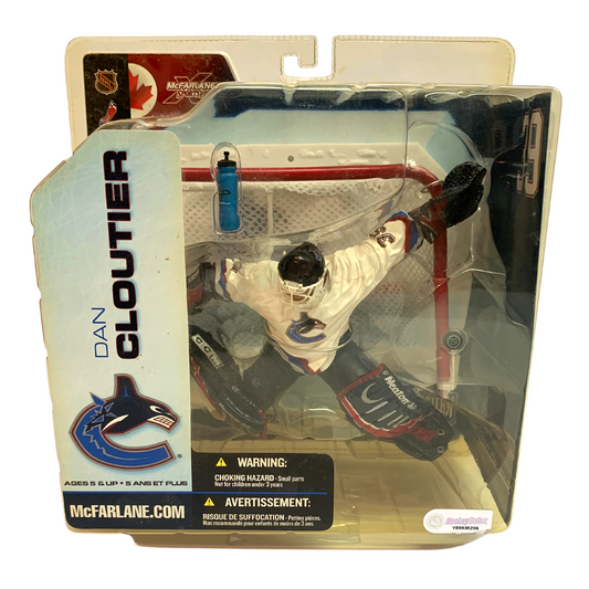 Mcfarlane NHL Dan Cloutier Vancouver Canucks Chase White Jersey Series 5 Figure