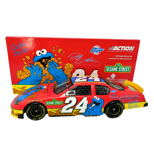 Action Nascar #24 Jeff Gordon Foundation Sesame Street 2003 Chevy 1:24 Diecast