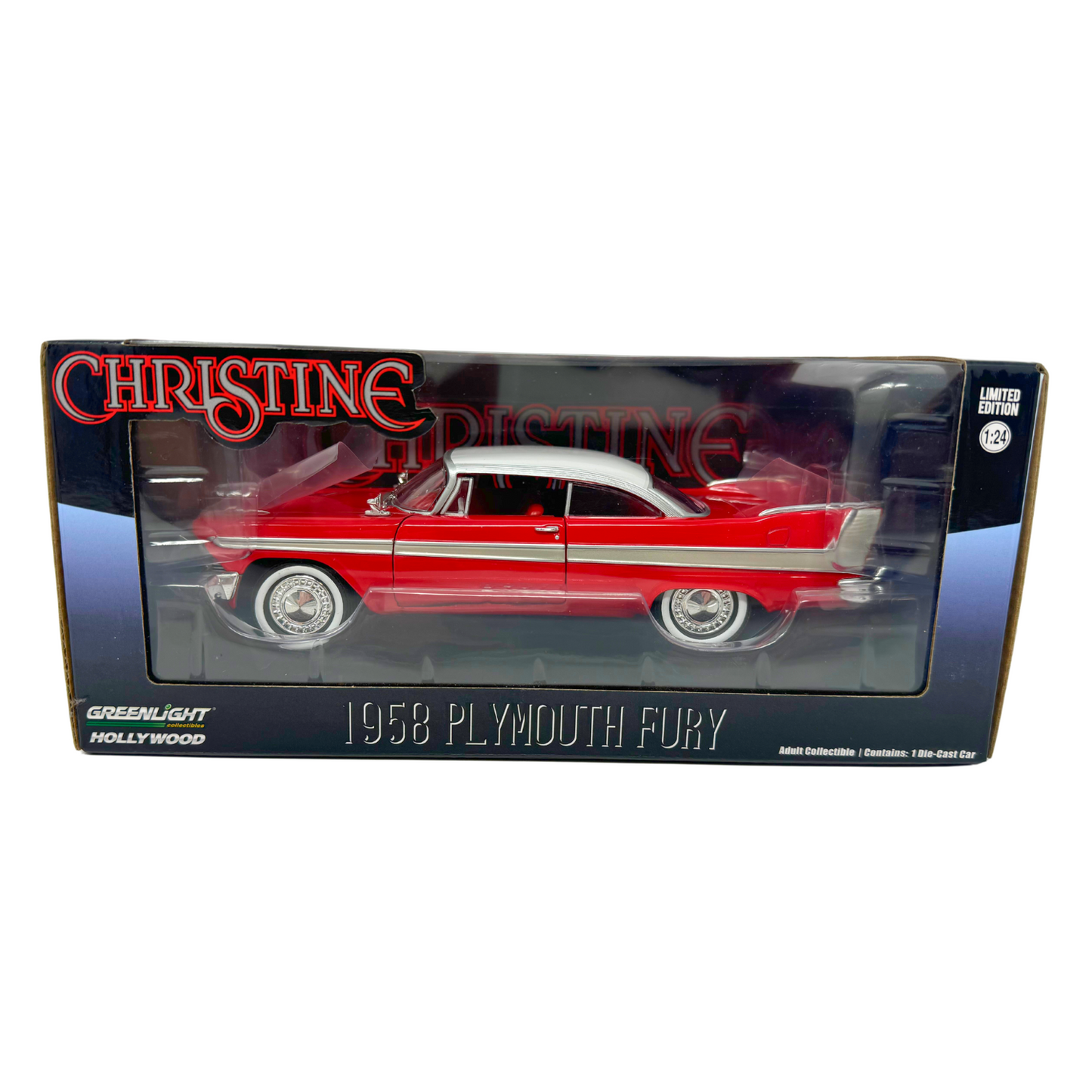 Greenlight Hollywood Christine 1958 Plymouth Fury 1:24 Diecast