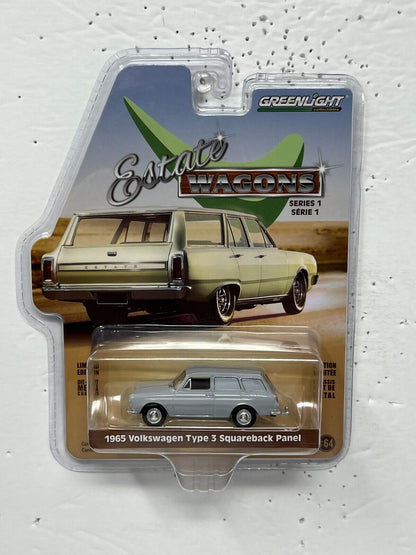 Greenlight Estate Wagons 1965 Volkswagen Type 3 Squareback Panel 1:64 Diecast