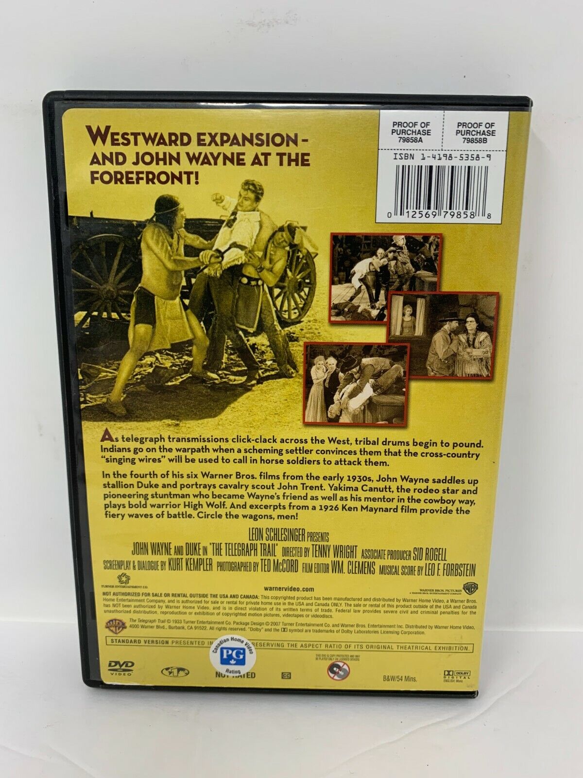 The Telegraph Trail (DVD) John Wayne Western Good Condition!!