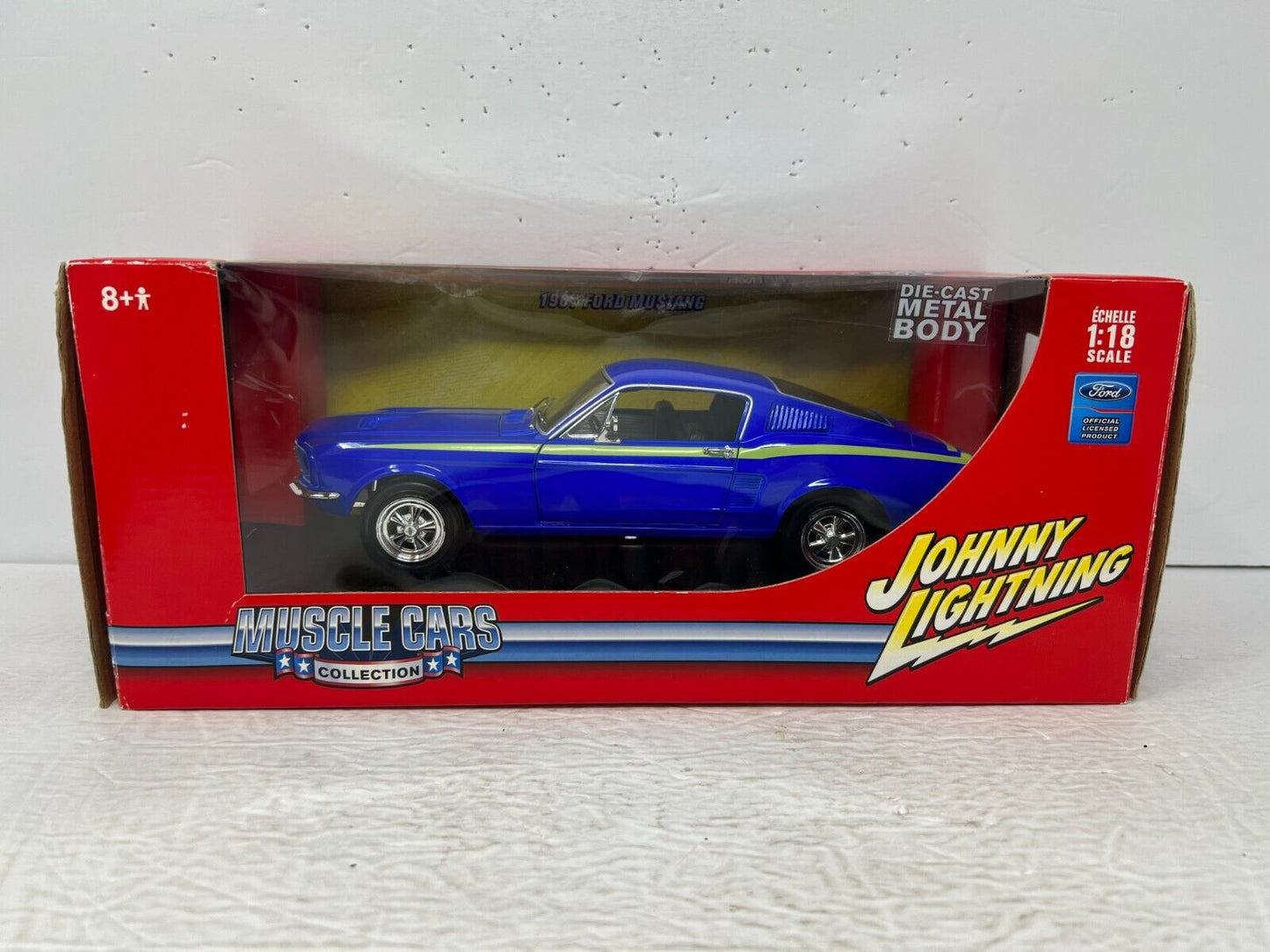 Johnny Lightning 1967 Ford Mustang Muscle Cars Collection 1:18 Diecast