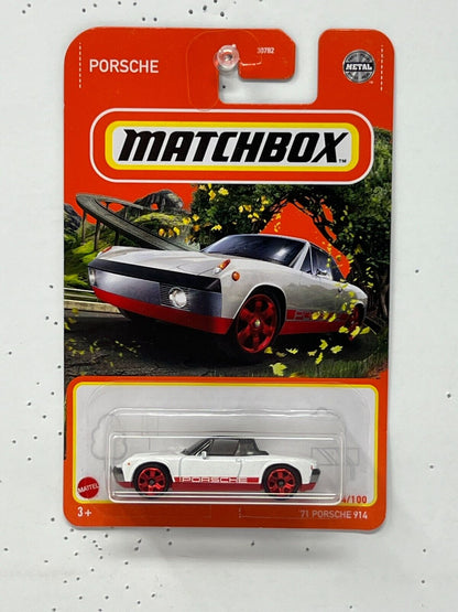 Matchbox 1971 Porsche 914 White 1:64 Diecast