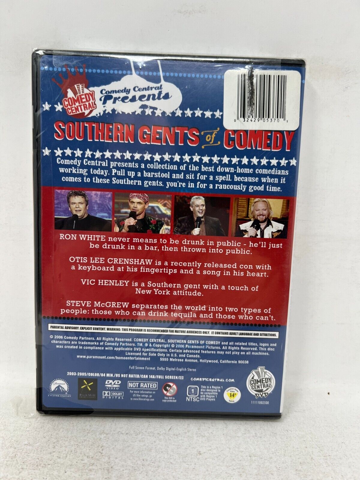 Comedy Central Presents Southern Gents of Comedy (DVD) Stand-up Comedy New