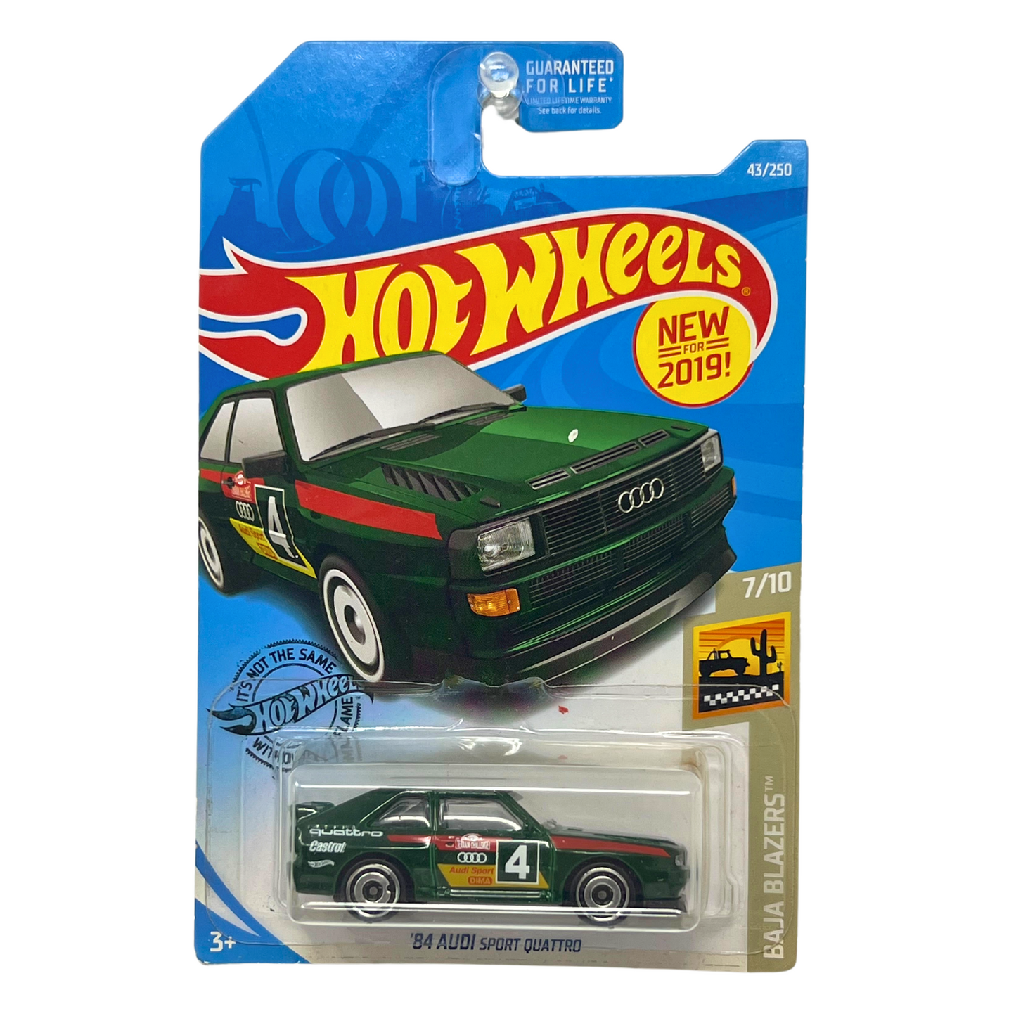 Hot Wheels Baja Blazers 1984 Audi Sport Quattro 1:64 Diecast