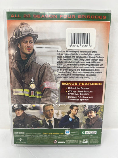 Chicago Fire Season 4 (DVD) TV Series Boxset Good Condition!!!