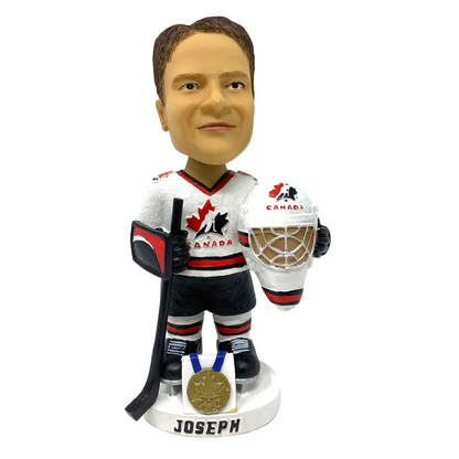 Curtis Joseph NHL Team Canada 2002 Olympic Gold Medal Bobblehead Figure