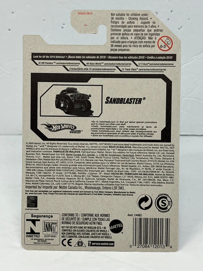 Hot Wheels 2010 HW Premiere Sandblaster Fantasy Cars 1:64 Diecast V2