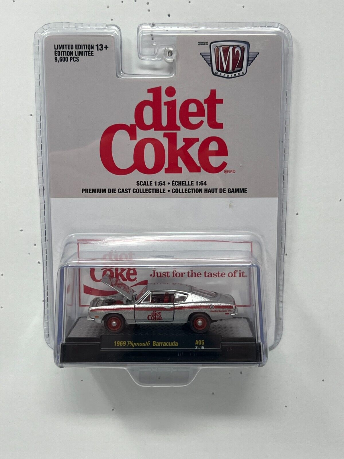 M2 Machines Diet Coke 1969 Plymouth Barracuda 1:64 Diecast