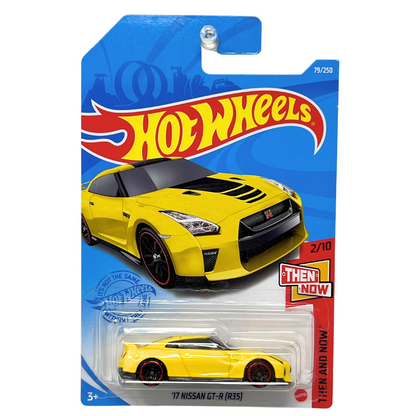 Hot Wheels Then and Now 2017 Nissan GT-R R35 JDM 1:64 Diecast