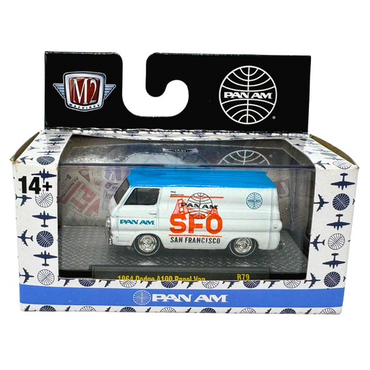 M2 Machines 1964 Pan-Am Dodge A100 Panel Van 1:64 Diecast